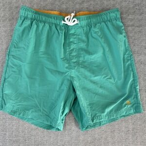 Original Penguin Swim Trunks Shorts Aqua Green Size M Pockets Elastic Waist